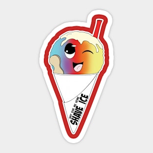 Give Me Shave Ice Sticker